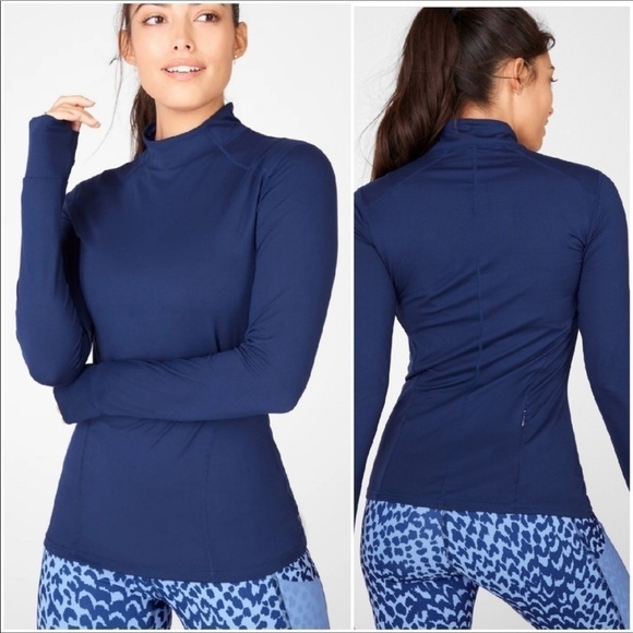 Fabletics Phoenix Navy Long Sleeve Activewear. Size XL - Picture 1 of 12